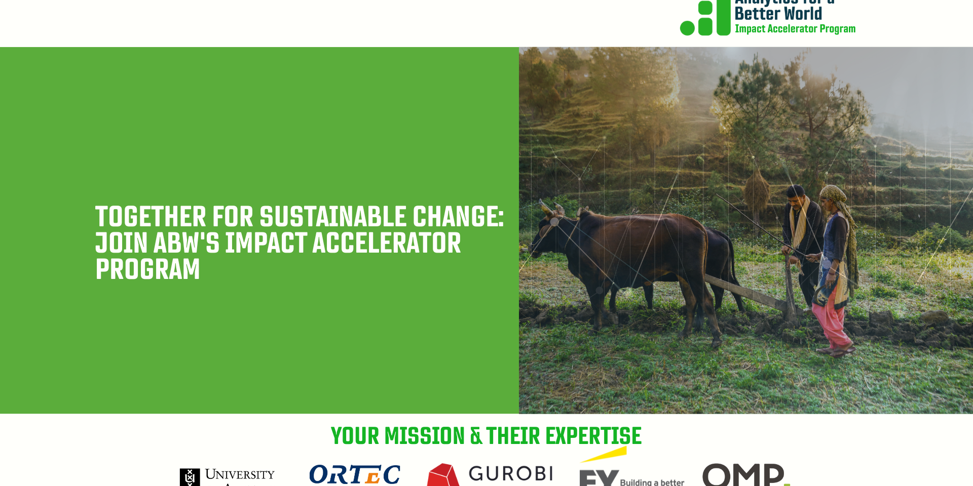 Applications are now open for the Impact Accelerator Program!